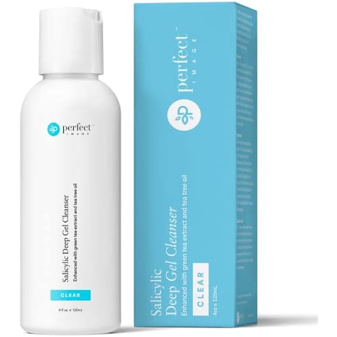 PERFECT IMAGE SALICYLIC DEEP GEL EXFOLIATING CLEANSER - ENHANCED WITH TEA TREE OIL & GREEN TEA EXTRACT (PROFESSIONAL). - Image 1